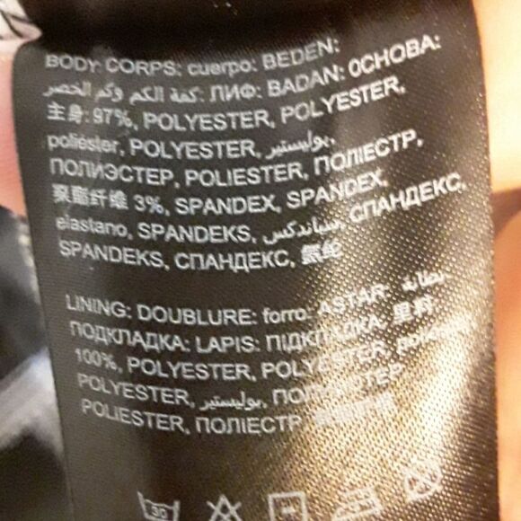 Bebe Black Floral Fit & Flare Dress - Picture 9 of 12